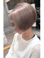 モアナ バイ ヘッドライト 沖縄南風原店(Moana by HEADLIGHT)&nbsp;Moana【南風原】#ボブ#ミルクティー#ブリーチ#ケアブリーチ