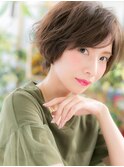 アシンメトリー切りっぱなしショートウルフh3上尾20代30代40代