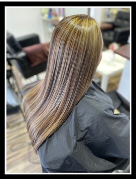 リレーションヘアーデザイン(Relation hair design) ロングハイライト