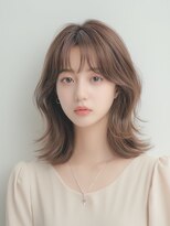 アーダー(ADER)&nbsp;韓国風大人かわいいくびれセミディ
