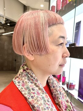 ピークアブー 原宿ハラカド(PEEK-A-BOO) ショートボブ ペールピンク PEEKABOO 原宿