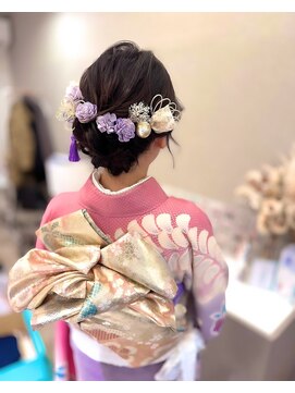 ハル(HARU) 編み込みアップヘア