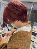 ショートレイヤー/ピンクレッド