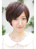 大人っぽいショートグラデーションスタイル