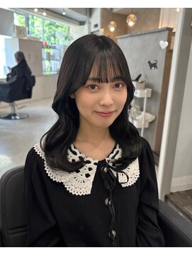マーシュ 梅田(marshu) ハナstyle/くびれヘア/前髪顔まわりカット°○