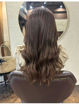 穀雨(Kokuu) 大人シアーベージュミニウルフボブミディアムレイヤー