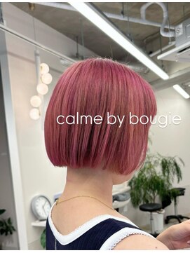 カームバイブージー(CALME by bougie) pink color × mini bob