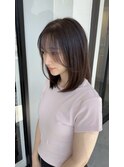 20代30代40代ストレートミディアムレイヤーグレージュ