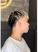MEN’S HAIR /ブルーブラック/テーパーフェードTK