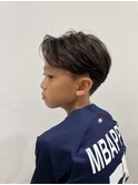アッシュブラックカルマパーマベリーショートダークアッシュ