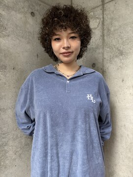 アンドピース and peace ハイライトパーマ