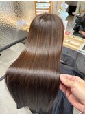 大人美人◎髪質改善ロング縮毛矯正で艶髪