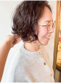 【morio原宿】簡単スタイリング　パーマ　ショートボブ