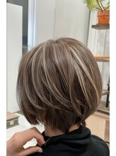 【カット設計】ショートでも白髪を目立ちにくく[前髪カット/白髪染め/白髪ぼかし/ショート/髪質改善］