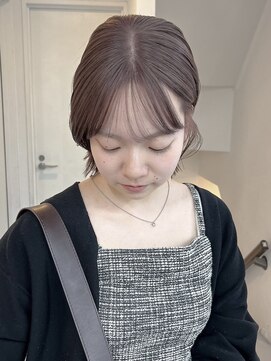 ミーム 原宿 表参道(meme) ☆ハイトーンブリーチミルクティーカラーホワイトベージュカラー