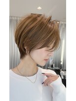 バンプ ギンザ(BUMP GINZA)&nbsp;30代40代50代ショート似合わせ白髪ぼかし前髪あり髪型