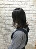 似合わせデザインカット￥4200（選べるシャンプー、ブロー込み）