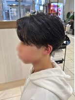 アッシュ 国立店(Ash) センターパート×ニュアンスパーマ