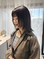 ログ(log)&nbsp;ニュアンスパーマ　髪質改善カラー　顔まわり　レイヤー　艶髪