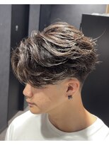 ブラック 渋谷(BLUCK)&nbsp;海外風フェザーパーマ