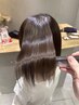 前髪縮毛矯正＋クイックトリートメント￥8500