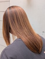 スーリール 戸畑店(Sourire) 重たく見えないストレート艶髪ブラウン