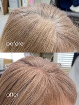 ココル 西新井(CoCoLu)&nbsp;30代40代50代◎白髪染めリタッチカラーミディアムヘア西新井