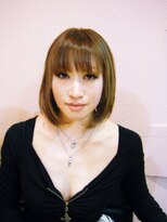 ヘア サルーン ジゴレッタ(Hair Saloon Gigoletta) 小顔効果抜群☆前下がりボブ