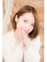 リノヘア プラス 関内店(RINO hair＋) RINO関内　　透感ボブ　×　ブラウンカラー