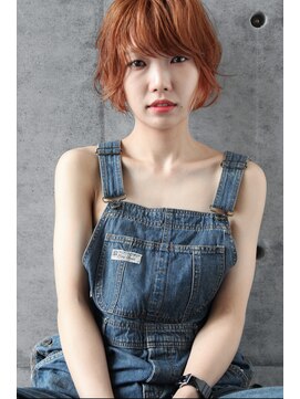 モップアップ ゾイトロープ(Mop up zoe trope) orange x shortbob