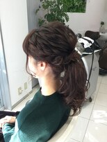 フォルテ 掛川店&nbsp;編み込みポニテ