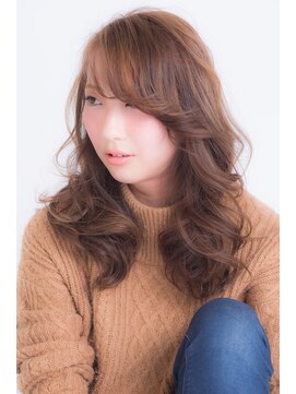 ジャン クロード ビギン 表参道店(JEAN CLAUDE BIGUINE) コントラスト3D ふんわり巻きロング　20代30代40代