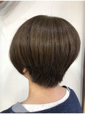 【50代】前さがりボブ×艶髪オーガニックカラー
