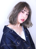 ニューヨークニューヨーク 大久保店(NYNY)&nbsp;ミディアムボブ×グレーアッシュ