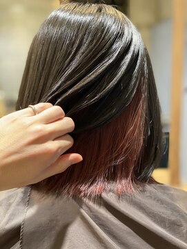 イーマ 天王寺店(iima) ボブ インナーピンクバイオレット