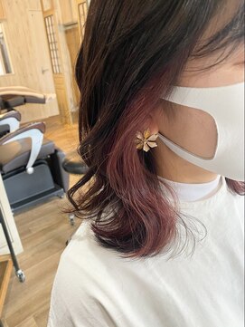 ヘブンリー(heavenly) #インナーカラー#ラベンダー#くすみピンク#ピンクベージュ