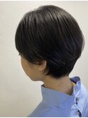 すっきり黒髪ショート