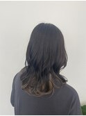 インナーカラー×マロンベージュ
