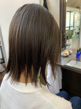 ヘアメイク オブジェ(hair make objet) 切りっぱなし