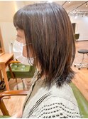 ナチュラルレイヤーベルボブ×秋色マロングレージュ　k
