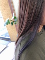 エルフゥ(Elle fou)&nbsp;インナーカラー　パープル