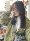 fin,/外ハネボブ/セクションカラー/グラデーションカラー