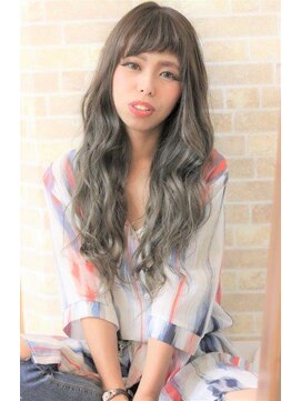 ユーフォリア(Euphoria.) オリーブグレージュ×眉上バング