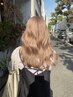 "ケアブリーチ"トリプルカラー+髪質改善トリートメント ¥35200→¥19800～