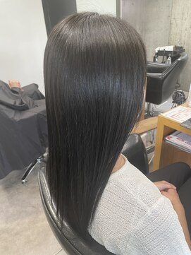 シェル 吉祥寺(shell) グレージュカラー/ボブウルフ/黒髪/ココアベージュ