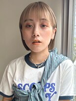 ローネス(LONESS)&nbsp;大人気ぷつっとボブ×ハイトーンカラー