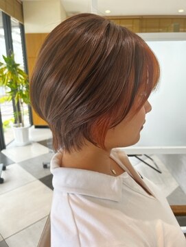 アース 小禄店(EARTH) インナーカラー/オレンジ