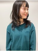 ウルフレイヤー顔周りレイヤー ハイレイヤー ワイドバング