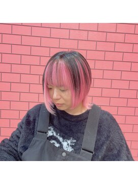 ヘアカラーファクトリー 原口春色＊さくらピンク☆福岡久留米