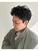 スパイキーショート/ピンパーマ/刈り上げなし